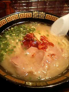 一蘭のラーメン