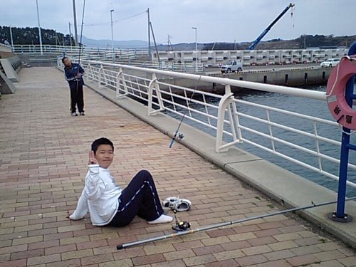 次男も一人でやっている！