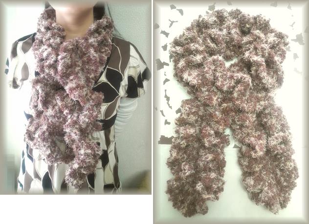 フリルマフラー　メロディーモール