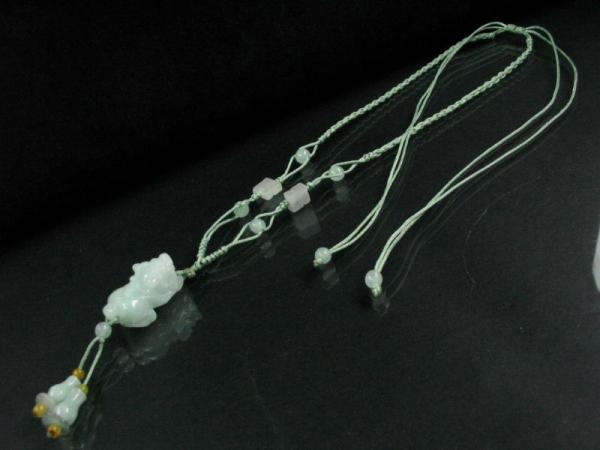 硬玉翡翠　『貔貅』 ネックレス