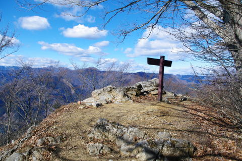 惣岳山前のピーク