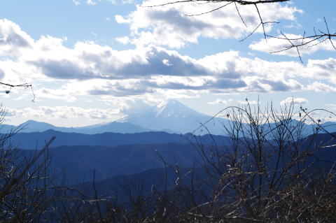 御前山前からの富士山