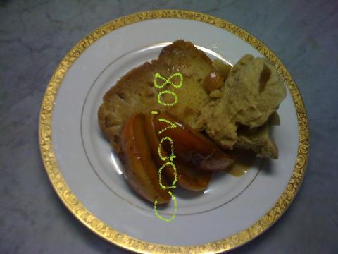 アップルケーキとキャラメルアップル