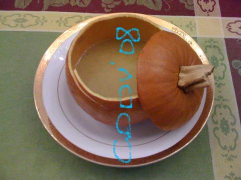 カレー風味パンプキンスープ