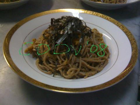 ボッタルガっぽいソバスタ