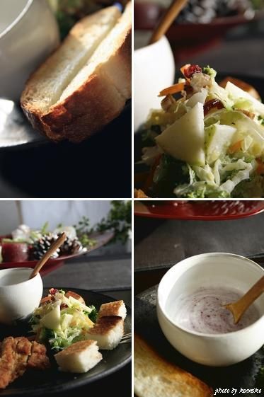 クリスマス風に。