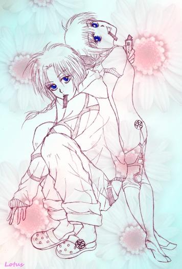 酢こんぶ兄妹。なんやかんやで仲良しさんな二人☆(ﾟ▽^*) ﾃﾍ♪