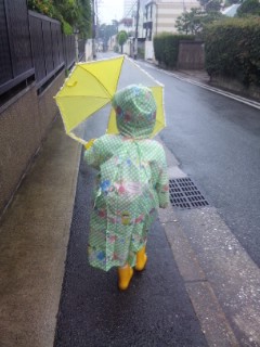 雨の日の苺ちゃん