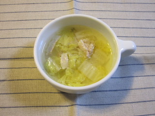 白菜のスープ
