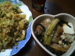 今夜の晩ごはん