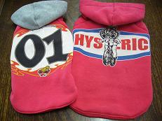 ヒスミニペアパーカー