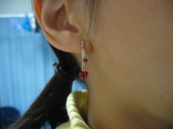 ハートのピアス