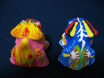 シーサー後姿。