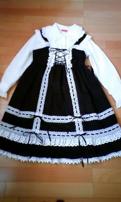 白黒ベビードールJSK