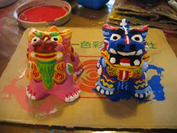 完成シーサー！