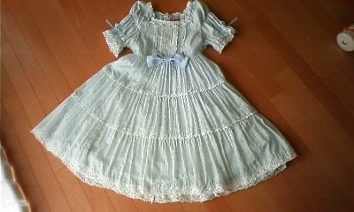 デザートワンピース青