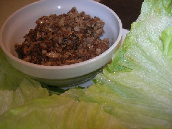 挽き肉おレタス