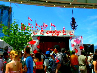 Canada day in Van