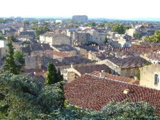 avignon a view from a hill