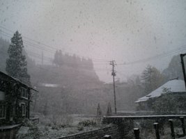 雪景色銀山温泉