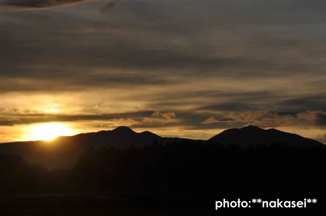 2009 11 15 ～夕景～ 那須塩原にて