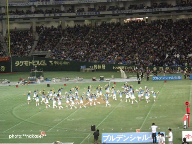 2011 1 3 第64回ライスボウルアメフト 東京ドーム (3)