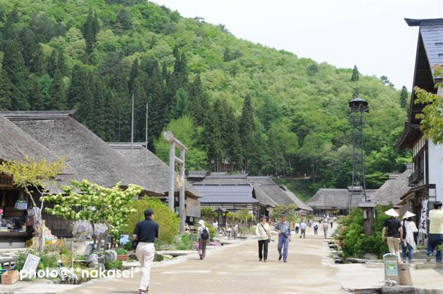 2009 5 大内宿にて（１）