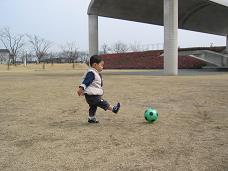 はるひ　サッカー.JPG