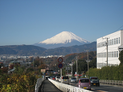 善波から望む富士山　その2