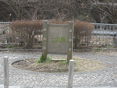 土山峠の看板