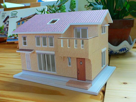 南欧風の家　模型