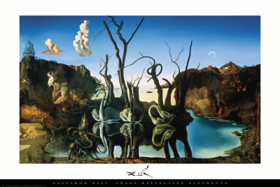 40266~Swans-Reflecting-Elephants-c-1937-Posters.jpg