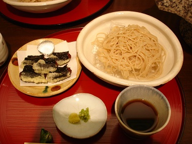 黒豆そうめん＆納豆天ぷら