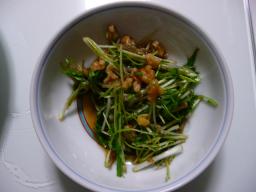 水菜のサラダ
