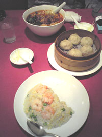 海老炒飯＆刀削麺