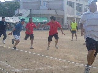 青年男子リレー