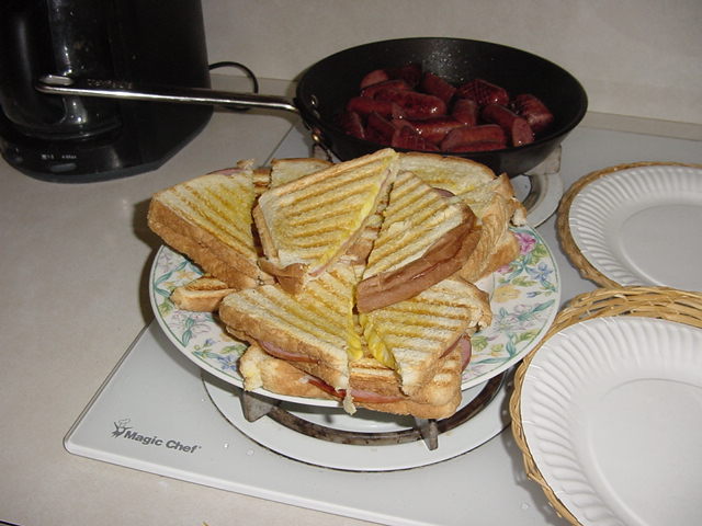 panini & sausage