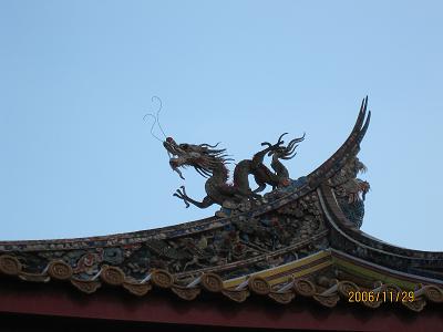 孔子廟の竜