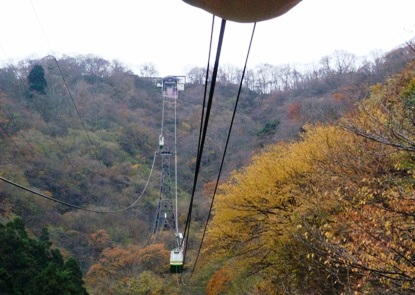 紅葉終了弥彦山