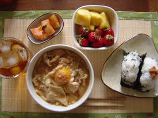 煮込みうどんランチ