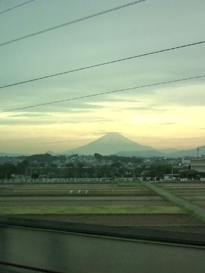 帰りの富士山