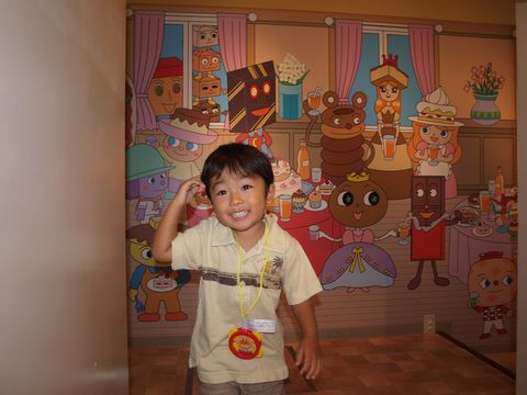 アンパンマンミュージアムにて