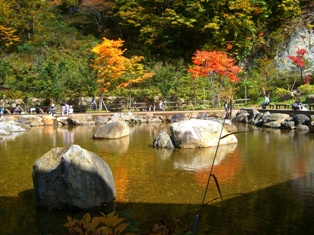 平湯大滝足湯.JPG