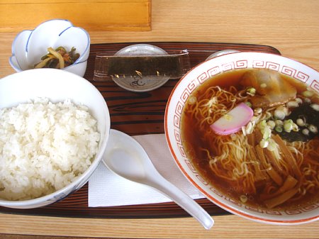 福やま、ラーメンセット