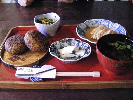 花龍、おにぎり定食