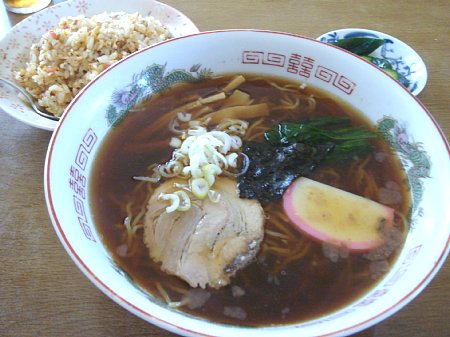 たけや、ラーメンセット