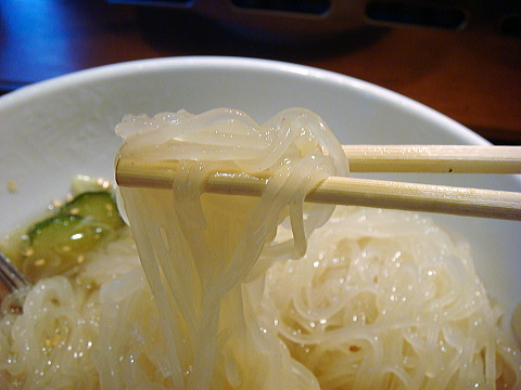 ごちそう舎　菜（みたけ）、極細麺