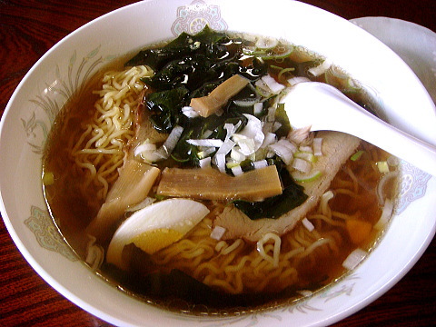 大草原、醤油ラーメン