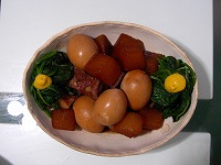 豚の角煮と煮卵