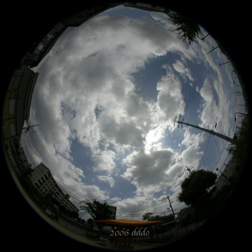Sky and Cloud/雲と空(Fisheye photo/魚眼写真)